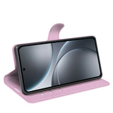 OPPO Find X9 Pro - EIDERWOOD Kunstlæder Flip Cover - Lyserød