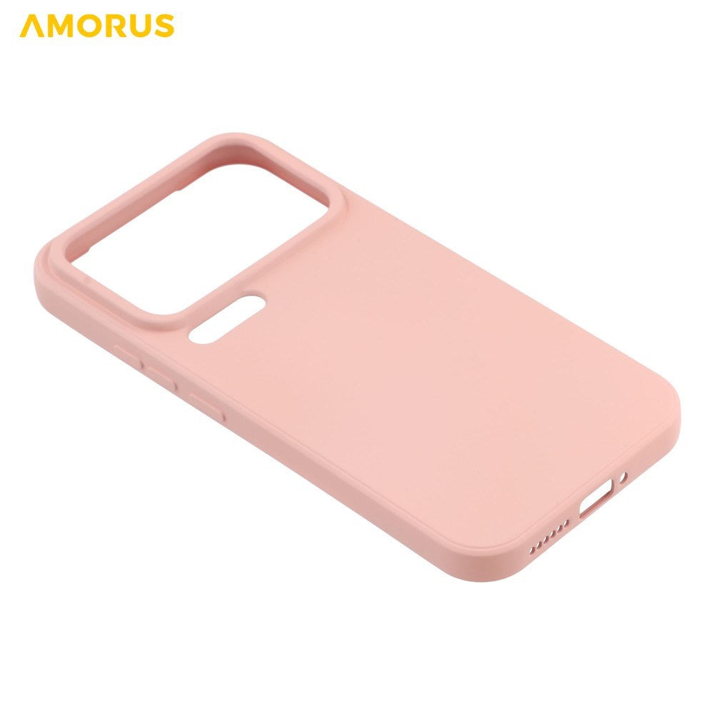 Xiaomi 17 Pro Amorus Fleksibelt Plastik Mobil Cover - Lyserød