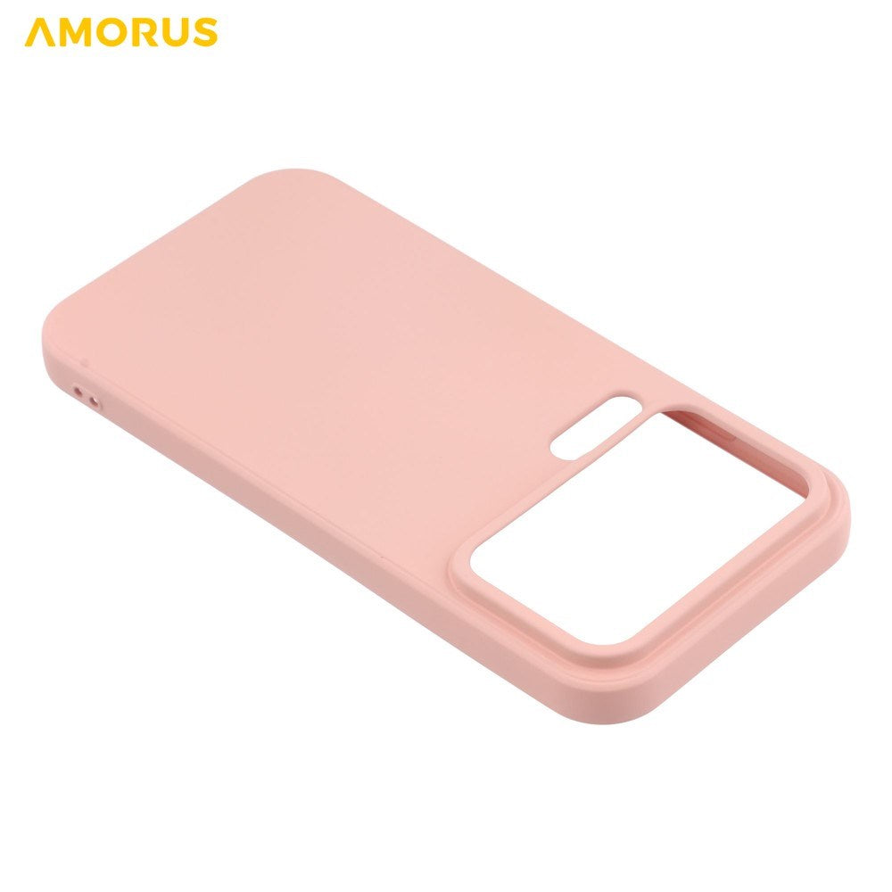 Xiaomi 17 Pro Amorus Fleksibelt Plastik Mobil Cover - Lyserød
