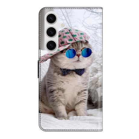 EIDERWOOD Samsung Galaxy S26 Kunstlæder Flip Cover m. Print - Kat