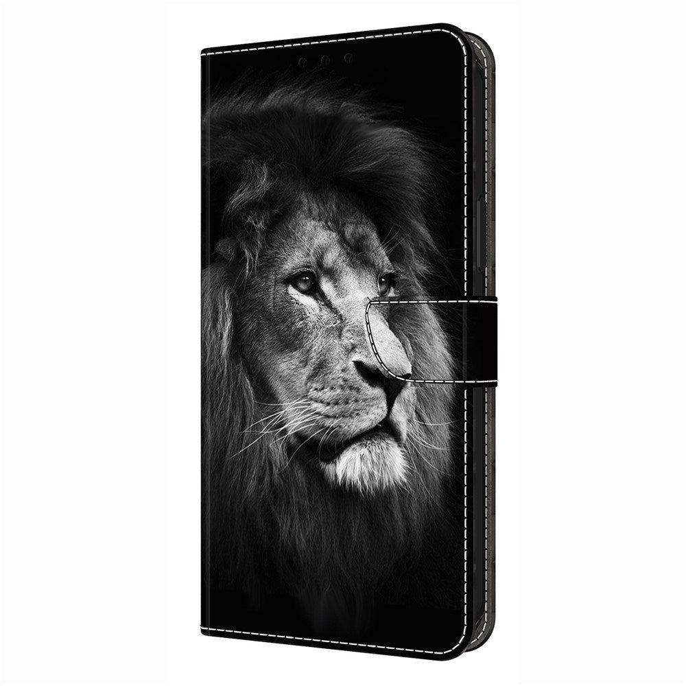 EIDERWOOD Samsung Galaxy S26+ (Plus) Kunstlæder Flip Cover m. Print - Løve
