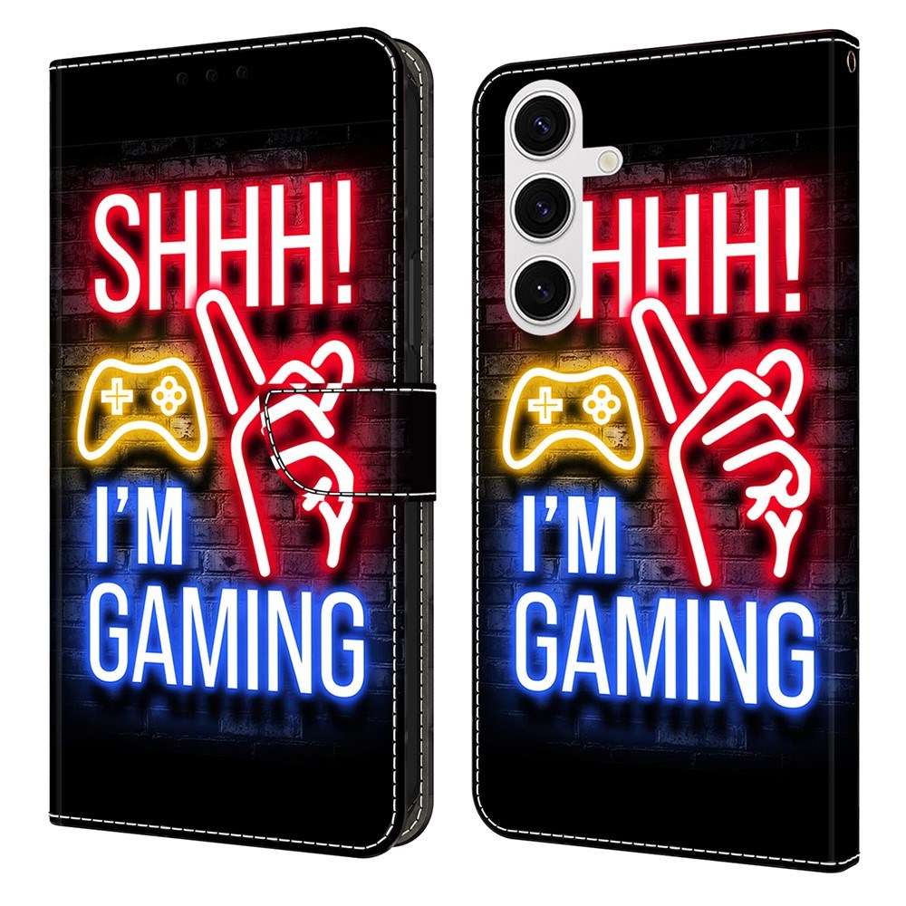 EIDERWOOD Samsung Galaxy S26+ (Plus) Kunstlæder Flip Cover m. Print - Neon