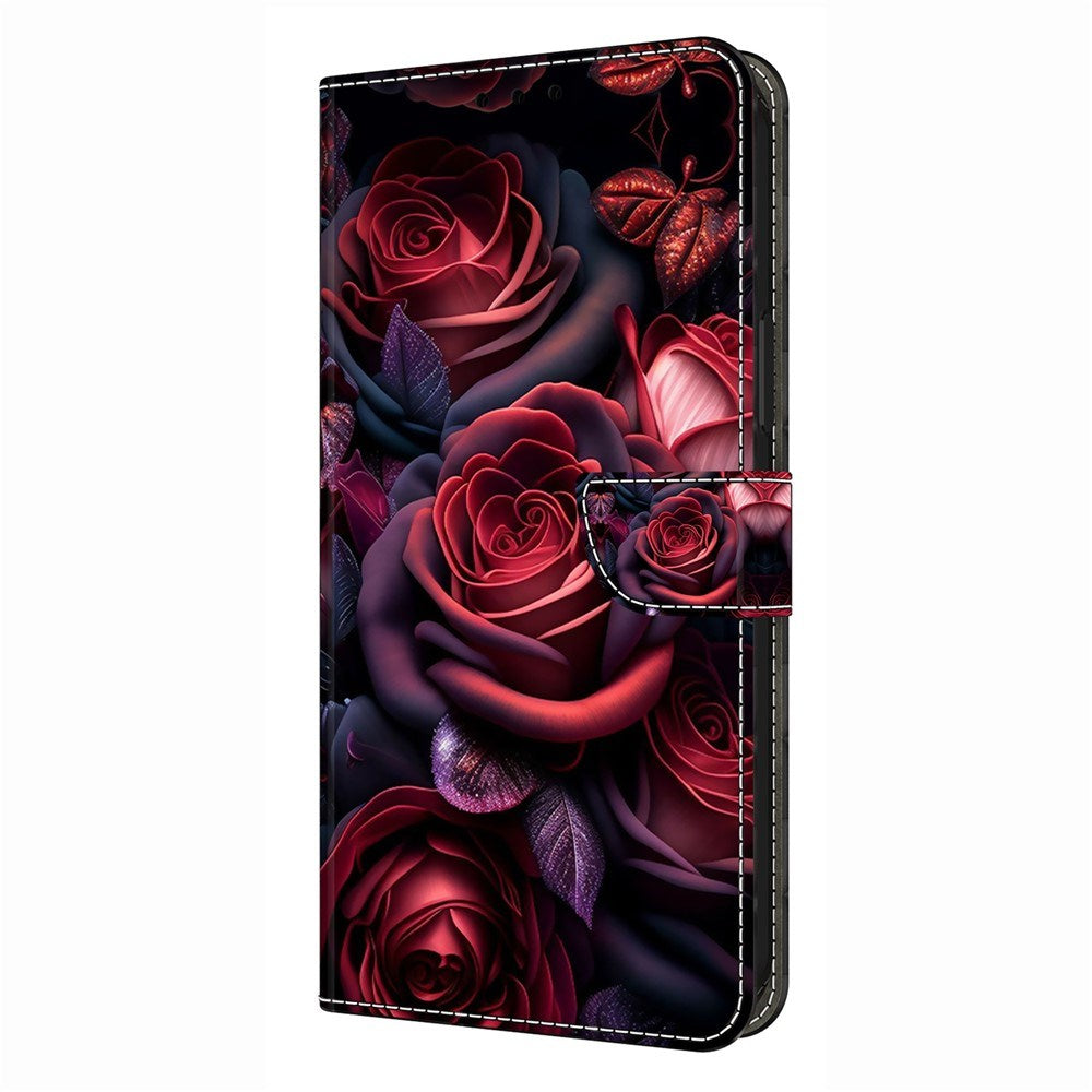 EIDERWOOD Samsung Galaxy S26+ (Plus) Kunstlæder Flip Cover m. Print - Roser