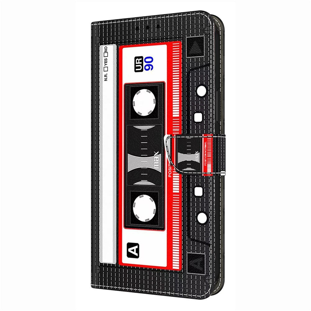 EIDERWOOD Samsung Galaxy S26 Ultra Kunstlæder Flip Cover m. Print - Kassettebånd