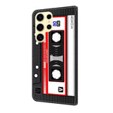 EIDERWOOD Samsung Galaxy S26 Ultra Kunstlæder Flip Cover m. Print - Kassettebånd