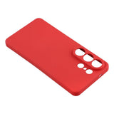 Samsung Galaxy S26 Ultra EIDERWOOD Fleksibelt Plast Mobil Cover - Mørkerød