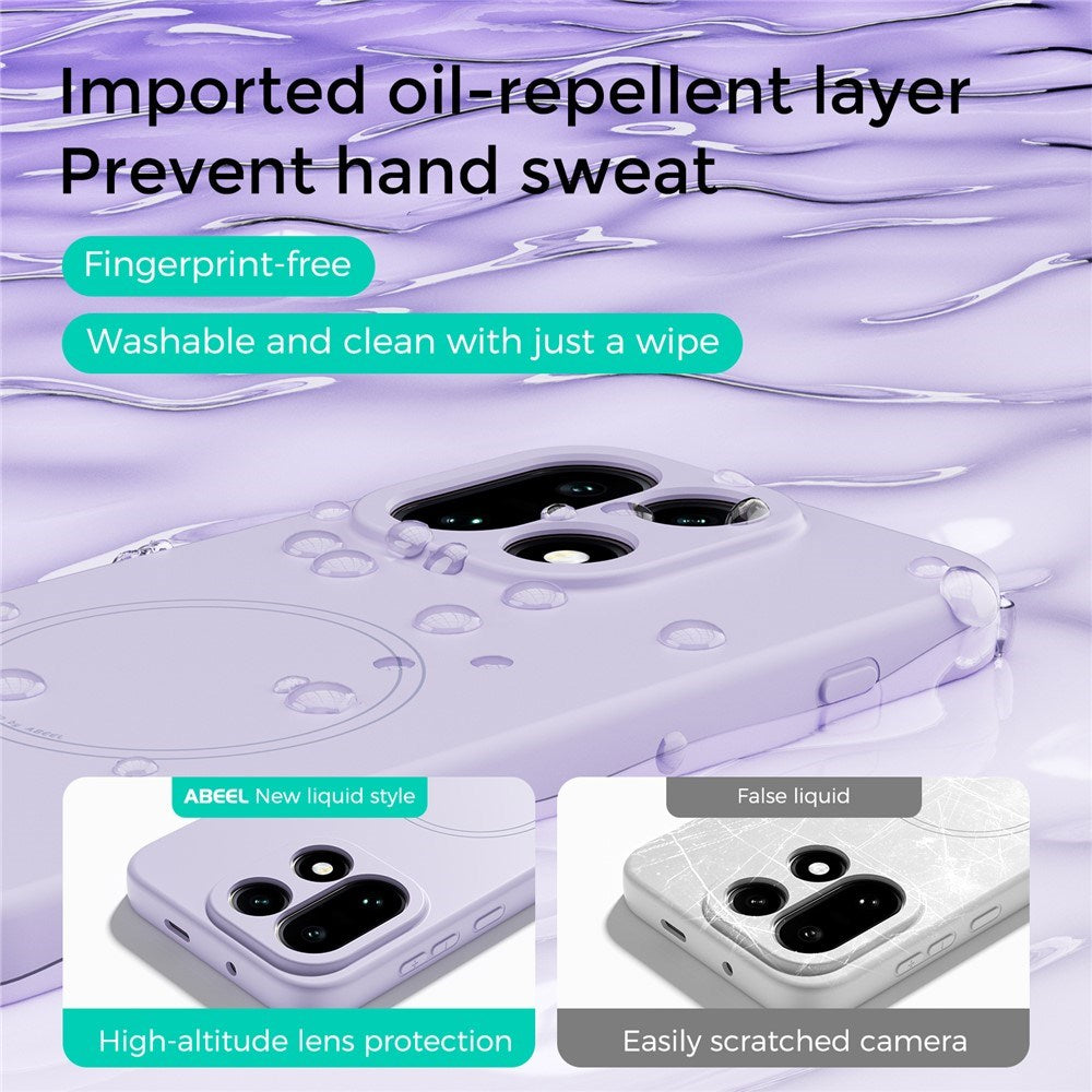 OnePlus 15 Silikone Mobil Cover - MagSafe Kompatibel - Beige