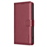 Samsung Galaxy S26+ (Plus) BINFEN Kunstlæder Flip Cover - RFID Blokering - Kortholder - Ståfunktion - Rød