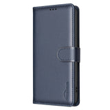 Samsung Galaxy S26+ (Plus) BINFEN Kunstlæder Flip Cover - RFID Blokering - Kortholder - Ståfunktion - Blå