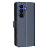Samsung Galaxy S26+ (Plus) BINFEN Kunstlæder Flip Cover - RFID Blokering - Kortholder - Ståfunktion - Blå