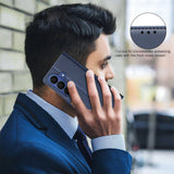 Samsung Galaxy S26+ (Plus) BINFEN Kunstlæder Flip Cover - RFID Blokering - Kortholder - Ståfunktion - Blå