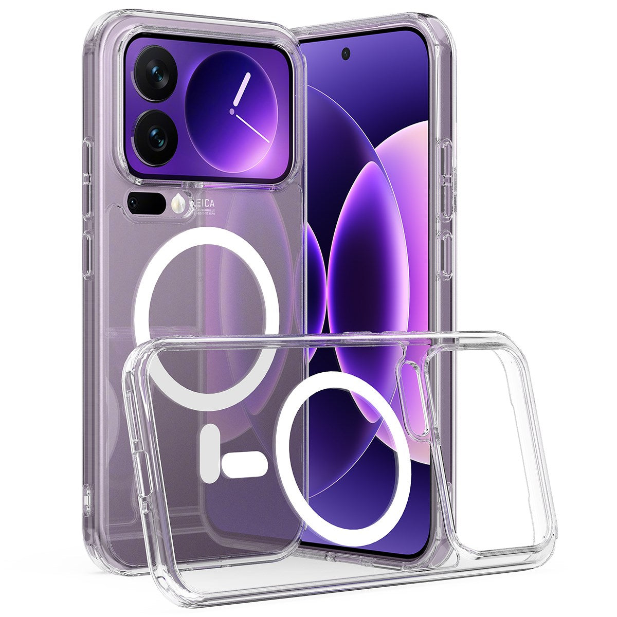 EIDERWOOD Xiaomi 17 Pro Hybrid Plastik Mobil Cover - MagSafe Kompatibel - Gennemsigtig