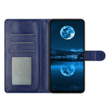 Samsung Galaxy A27 EIDERWOOD Kunstlæder Flip Cover - Strop - Blå