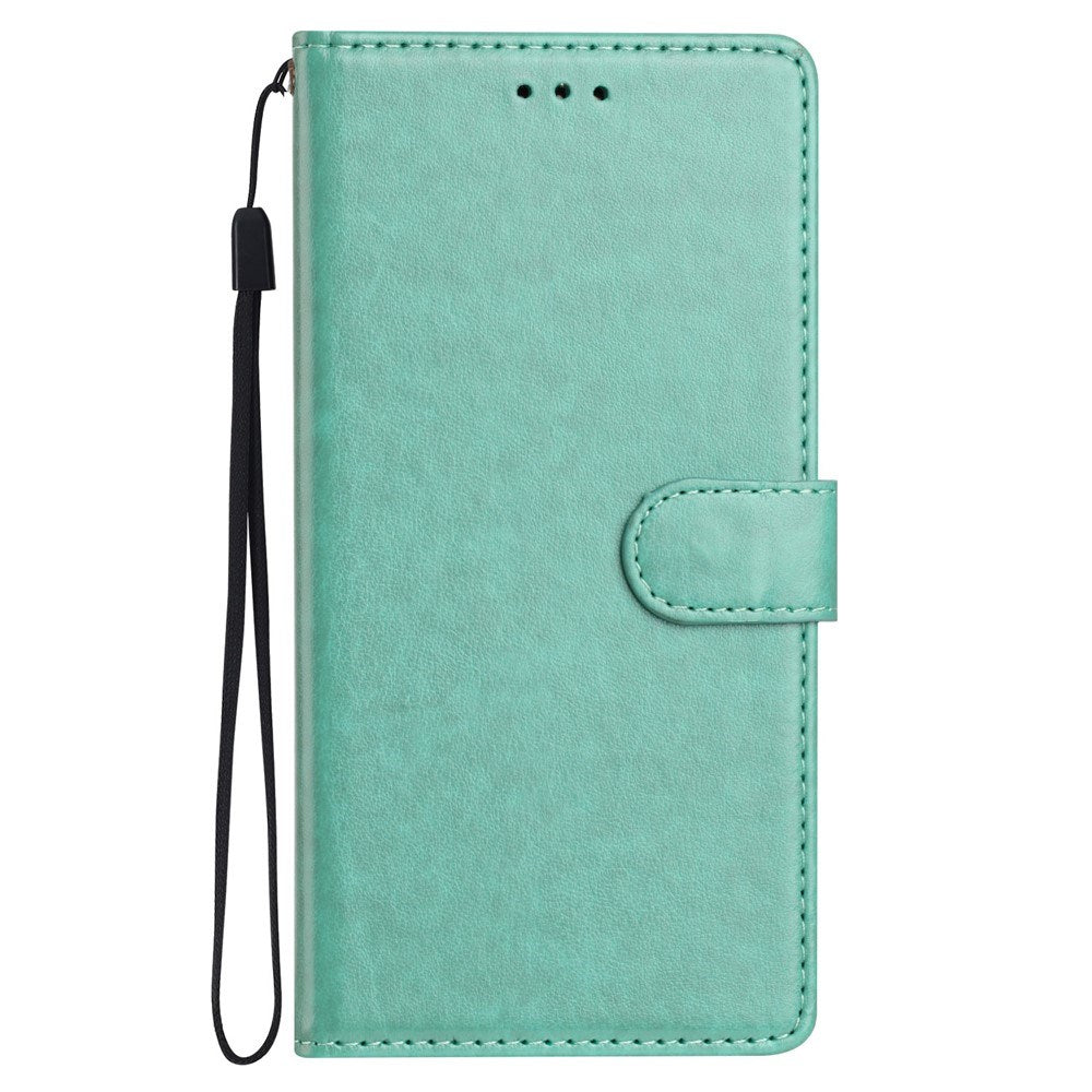 Samsung Galaxy A27 EIDERWOOD Kunstlæder Flip Cover - Strop - Grøn