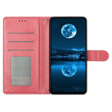 Samsung Galaxy A27 EIDERWOOD Kunstlæder Flip Cover - Strop - Lyserød