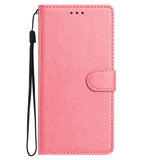 Samsung Galaxy A27 EIDERWOOD Kunstlæder Flip Cover - Strop - Lyserød