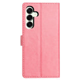 Samsung Galaxy A27 EIDERWOOD Kunstlæder Flip Cover - Strop - Lyserød