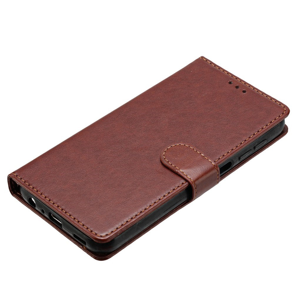 Samsung Galaxy A27 EIDERWOOD Kunstlæder Flip Cover - Strop - Brun