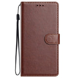 Samsung Galaxy A27 EIDERWOOD Kunstlæder Flip Cover - Strop - Brun