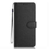Google Pixel 10a EIDERWOOD Kunstlæder Flip Cover m. Strop - Sort