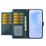 Google Pixel 10a EIDERWOOD Kunstlæder Flip Cover m. Strop - Grøn