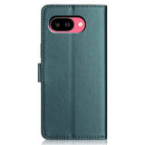 Google Pixel 10a EIDERWOOD Kunstlæder Flip Cover m. Strop - Grøn