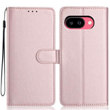 Google Pixel 10a EIDERWOOD Kunstlæder Flip Cover m. Strop - Rose Gold