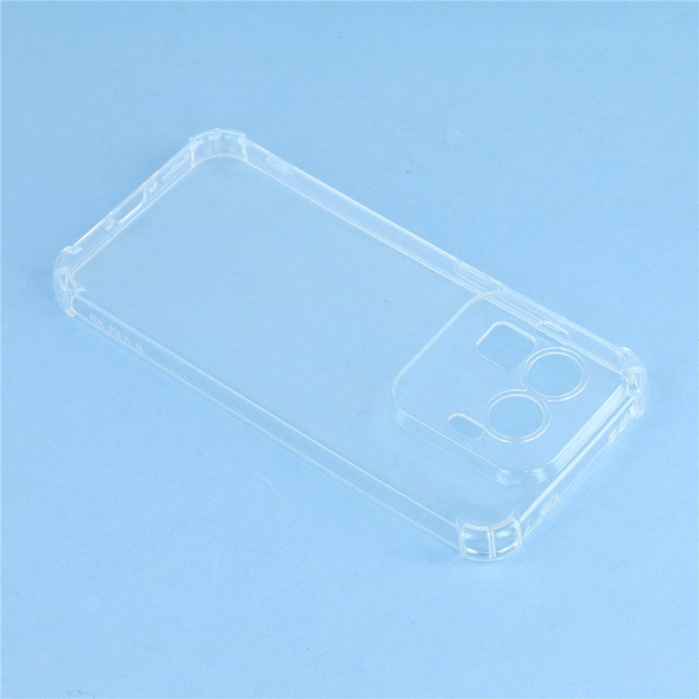 Realme GT 8 Pro EIDERWOOD Fleksibelt Plast Bagside Cover m. Stødabsorberende Hjørner - Gennemsigtig