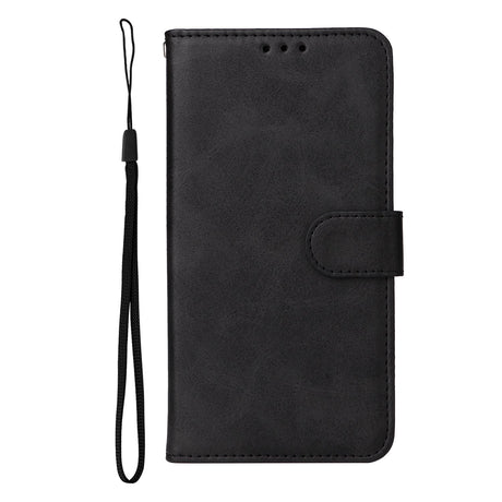OnePlus 15R EIDERWOOD Kunstlæder Flip Cover - Strop - Sort