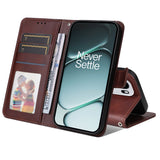 OnePlus 15R EIDERWOOD Kunstlæder Flip Cover - Strop - Brun