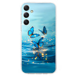 EIDERWOOD Samsung Galaxy A57 Fleksibelt Plast Bagside Cover m. Mønster - Blå Sommerfugle