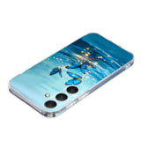 EIDERWOOD Samsung Galaxy A57 Fleksibelt Plast Bagside Cover m. Mønster - Blå Sommerfugle