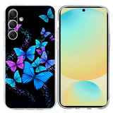 EIDERWOOD Samsung Galaxy A57 Fleksibelt Plast Bagside Cover m. Mønster - Sommerfugle