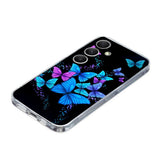 EIDERWOOD Samsung Galaxy A57 Fleksibelt Plast Bagside Cover m. Mønster - Sommerfugle