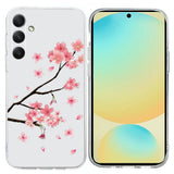 EIDERWOOD Samsung Galaxy A57 Fleksibelt Plast Bagside Cover m. Mønster - Blommeblomst