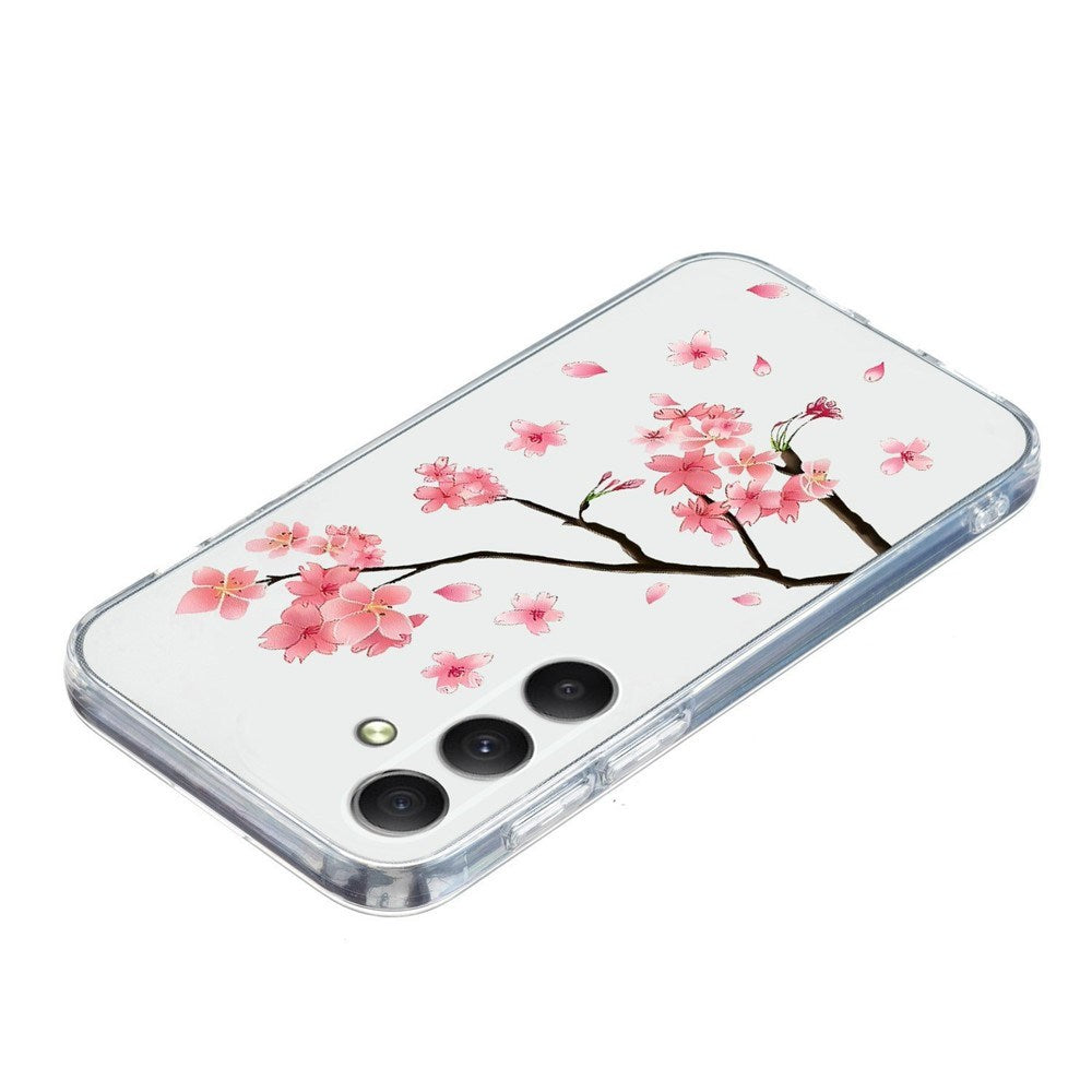 EIDERWOOD Samsung Galaxy A57 Fleksibelt Plast Bagside Cover m. Mønster - Blommeblomst