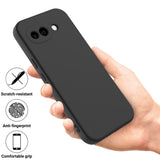 Google Pixel 10a EIDERWOOD Foret Silikone Bagside Cover m. Strop - Sort