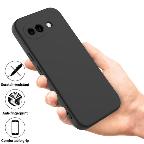Google Pixel 10a EIDERWOOD Foret Silikone Bagside Cover m. Strop - Sort