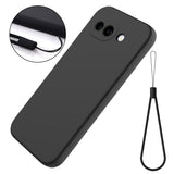 Google Pixel 10a EIDERWOOD Foret Silikone Bagside Cover m. Strop - Sort
