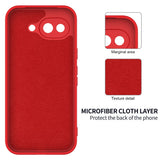 Google Pixel 10a EIDERWOOD Foret Silikone Bagside Cover m. Strop - Rød