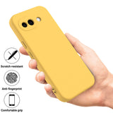 Google Pixel 10a EIDERWOOD Foret Silikone Bagside Cover m. Strop - Gul