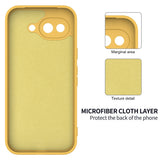 Google Pixel 10a EIDERWOOD Foret Silikone Bagside Cover m. Strop - Gul