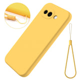 Google Pixel 10a EIDERWOOD Foret Silikone Bagside Cover m. Strop - Gul