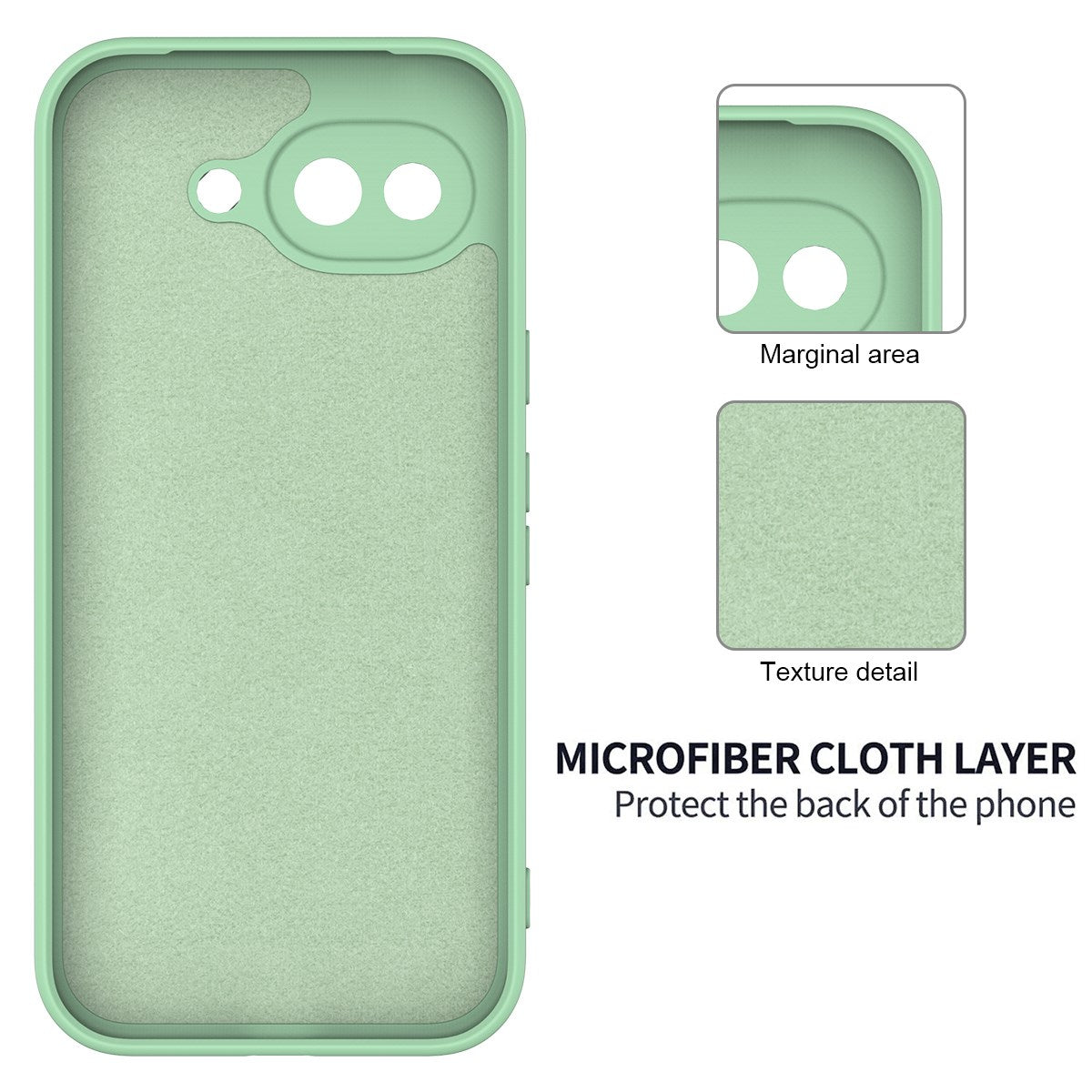 Google Pixel 10a EIDERWOOD Foret Silikone Bagside Cover m. Strop - Grøn
