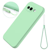 Google Pixel 10a EIDERWOOD Foret Silikone Bagside Cover m. Strop - Grøn