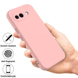 Google Pixel 10a EIDERWOOD Foret Silikone Bagside Cover m. Strop - Lyserød