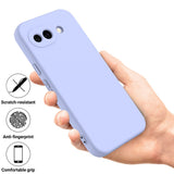 Google Pixel 10a EIDERWOOD Foret Silikone Bagside Cover m. Strop - Lilla