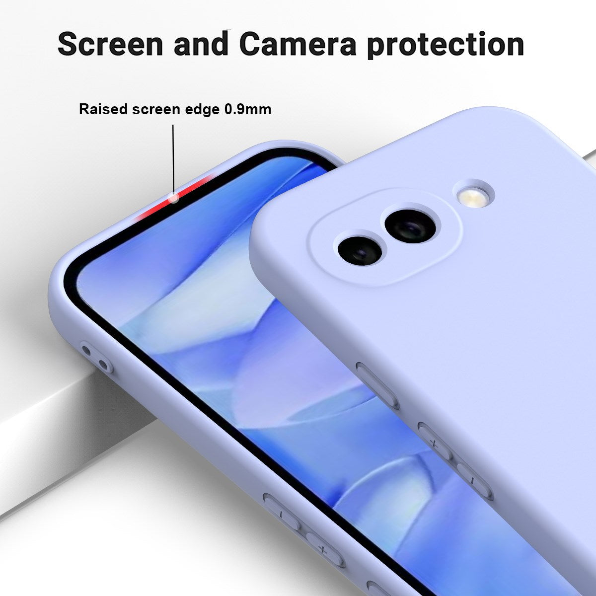 Google Pixel 10a EIDERWOOD Foret Silikone Bagside Cover m. Strop - Lilla