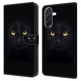 Samsung Galaxy A37 EIDERWOOD Flipcover m. Indbygget Kortholder & Ståfunktion - Sort Kat