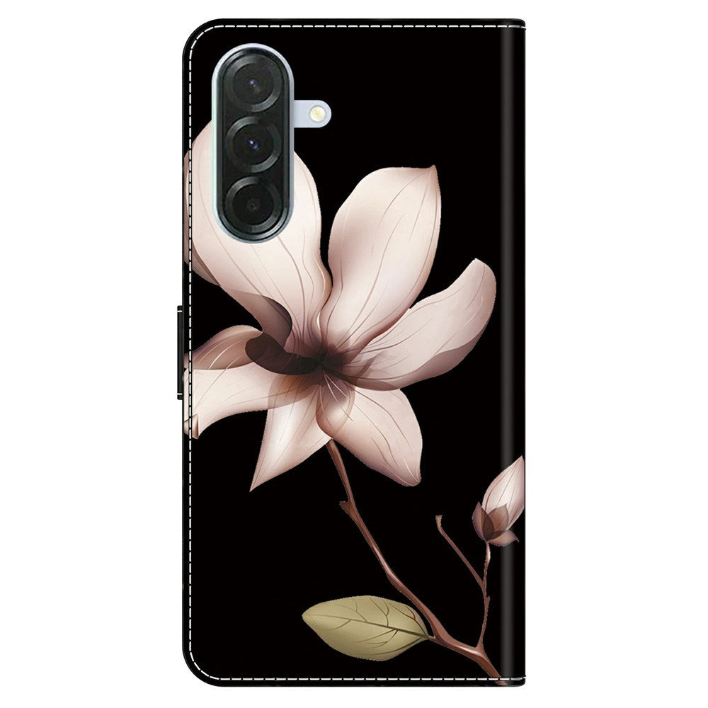 Samsung Galaxy A37 EIDERWOOD Flipcover m. Indbygget Kortholder & Ståfunktion - Blomst